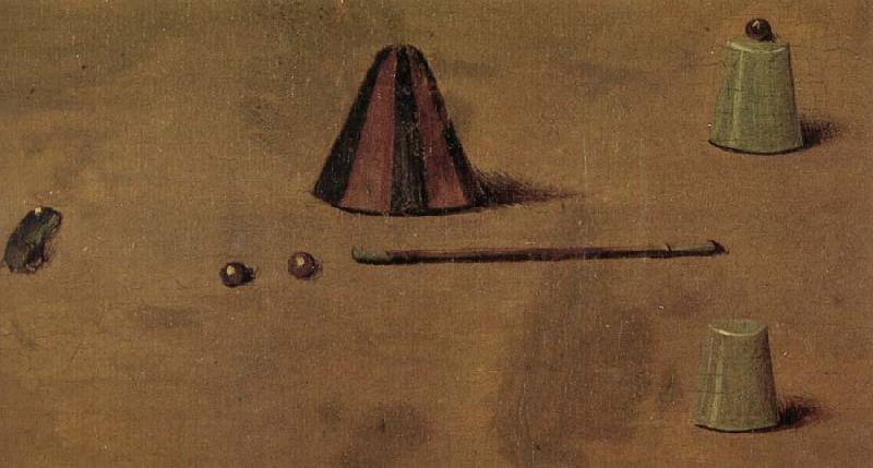 BOSCH, Hieronymus Details of The Conjurer oil painting image